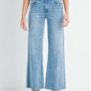 Just USA High Rise Slim Wide Leg